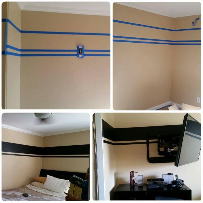 Interior paint work by IBR Saldana